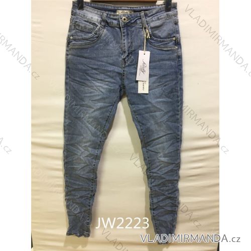 Rifle jeans baggy dlouhé dámské (XS-XL) JEWELLY JEW22JW2223