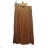 Long pleated women's skirt (S / M ONE SIZE) ITALIAN FASHION IMWD2129114 Brown S/M