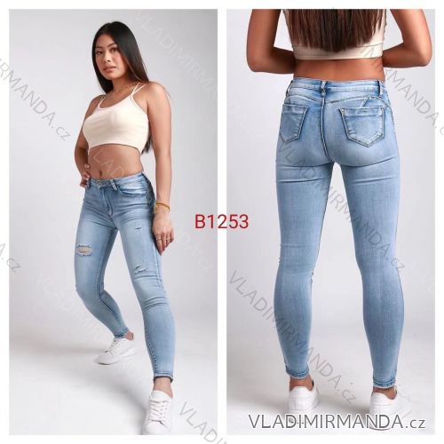 Rifle jeans dlouhé dámské (XS-XL) JEANS JAW22B1253