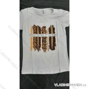 Tričko krátký rukáv dámské nadrozměr (2XL-4XL) TURECKÁ MÓDA TMWG22G12311