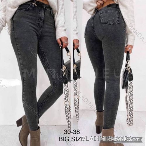 Rifle jeans dlouhé dámské nadrozměr (30-38) JEANS JAW22QR50