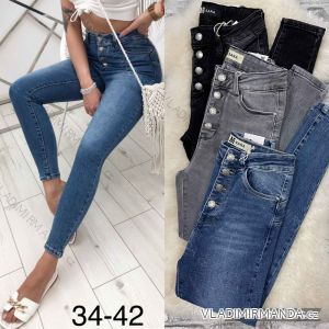 Rifle jeans dlouhé dámské (34-42) M.SARA MSR22480