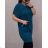 Shirt 3/4 sleeve ladies strip (4XL/5XL ONE SIZE) ITALSKÁ MÓDA IM422026