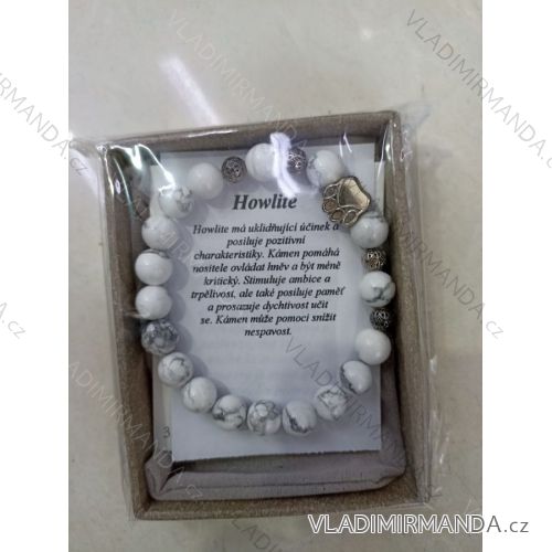 Náramek howlite dámský (ONE SIZE) BIŽUTERIE BIZ22008