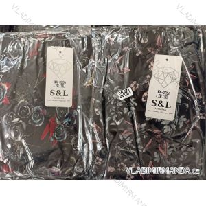 Legíny dlouhé dámské nadrozměr (L-5XL) SAL SMILING SAL22MA-0206