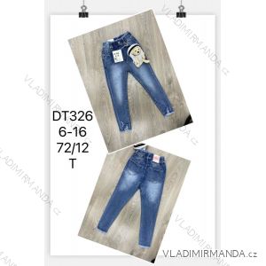 Jeans mit Lätzchen Kinder jugendliche Mädchen (4-12 Jahre) SAD SAD20DT175