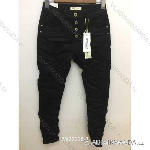 Rifle jeans dlouhé dámské (XS-XL) JEWELLY LEXXURY LEX22JW22118-1