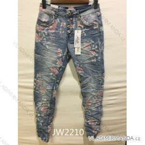 Rifle jeans dlouhé dámské (XS-XL) JEWELLY LEXXURY LEX22JW2210