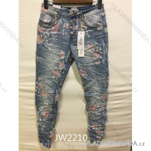 Rifle jeans dlouhé dámské (XS-XL) JEWELLY LEXXURY LEX22JW2210