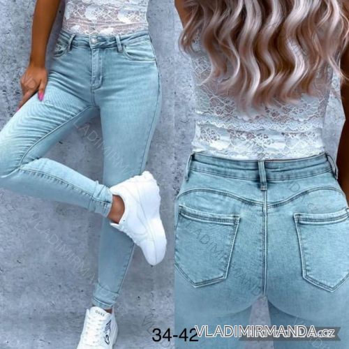 Rifle jeans dlouhé dámské (34-42) JEANS JAW221023