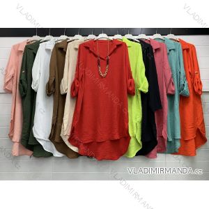 Women's long sleeve shirt tunic (S / M ONE SIZE) ITALIAN FASHION IMWA221096