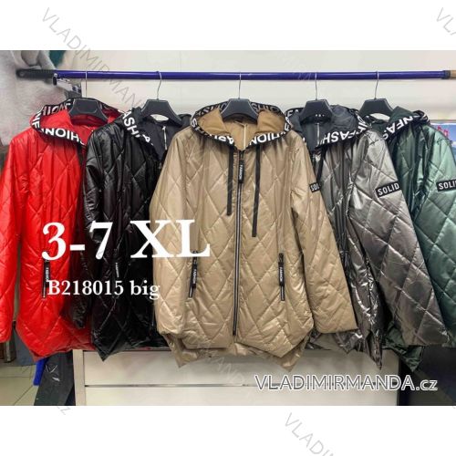 Women's jacket jacket oversized (3XL-7XL) POLISH FASHION PMWB221346