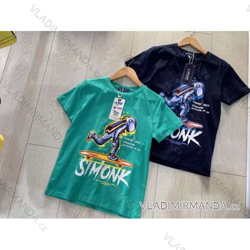 T-shirt short sleeve teen boys (116-146) GRACE B80643