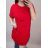 Shirt Dress 3/4 Sleeve Ladies (UNI XS-M) ITALIAN FASHION IM120068 XL/2XL <div><p>Red</p>
</div>