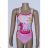 One-piece swimwear masha and bear baby girl (3-8 years) SETINO 910-441