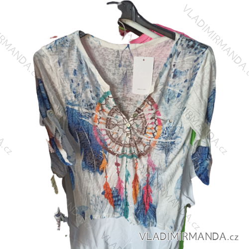 Tunic t-shirt short sleeve women (uni s / l) ITALIAN FASHION IM520111