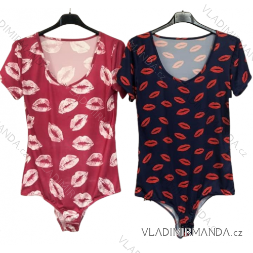 Body krátký rukáv dámské (S/M ONE SIZE) ITALSKÁ MÓDA IMM22419