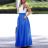 Women's long skirt at the waist for flip flops (UNI S-L) ITALIAN FASHION IM420027