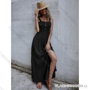 Women's long summer dress with straps (S / M ONE SIZE) ITALIAN FASHION IMWA221623