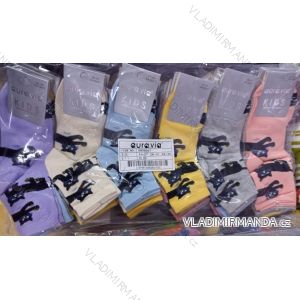 Girls' socks (24-27, 28-31, 32-35) AURA.VIA AURA22GND8067