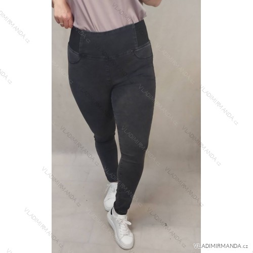 Rifle jeans dámské nadrozměrné (vel 30-38) M.SARA MA620MS1291g-5 Černá 35