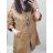 Coat Women's Long Jacket (S / M / L ONE SIZE) ITALIAN FASHION IMC21697 2XL/3XL Black