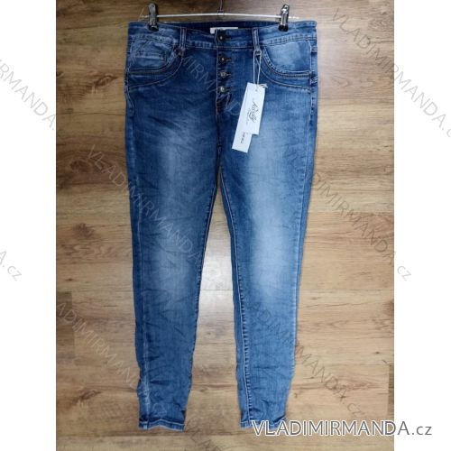 Rifle jeans baggy dlouhé dámské (XS-XL) JEWELLY JEW22JW2247