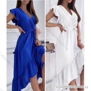 Šaty dlouhé elegantní letní bez rukávu dámské (S/M/L ONE SIZE) ITALSKÁ MÓDA IMWB221656