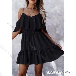 Šaty carmen na ramínka dámské (S/M/L ONE SIZE) ITALSKÁ MÓDA IMWB221766