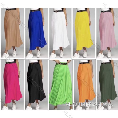 Long summer skirt with women's belt (S / M / L ONE SIZE) ITALIAN FASHION IMWY22050