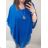 Long sleeve jacket (one size) ITALIAN MODA IMC17324 XL/2XL <p>blue</p>