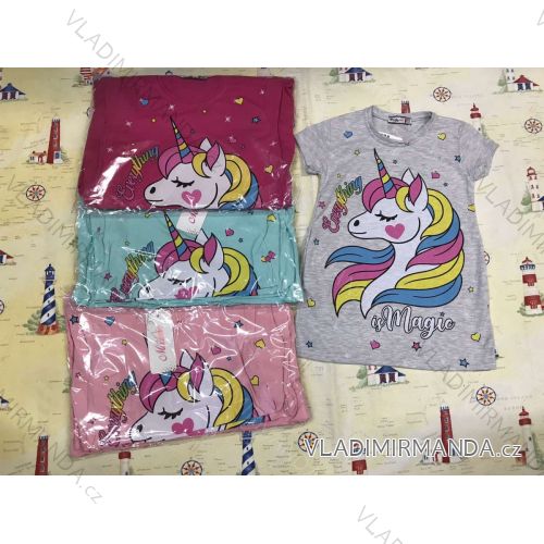 Dress short sleeve blinking baby girl (2-8 years) TURKISH PRODUCTION TVB21GIRL02