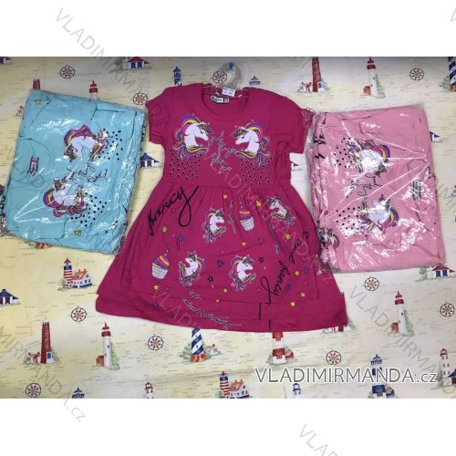 Dress short sleeve blinking baby girl (2-8 years) TURKISH PRODUCTION TVB21GIRL02