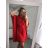 Šaty košilové dlouhý rukáv dámské (S/M ONE SIZE) ITALSKÁ MODA IMB22500