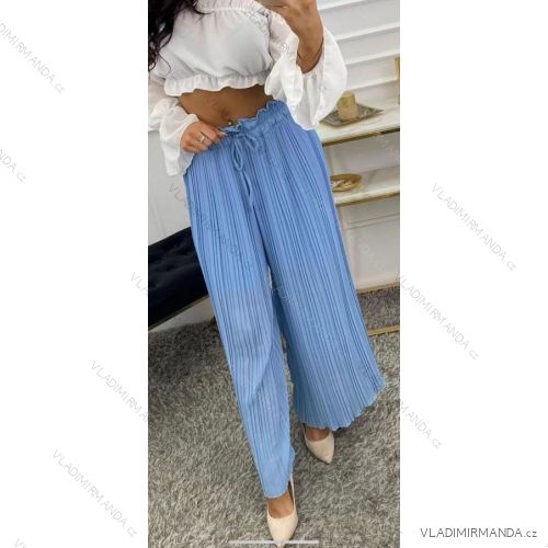 Women's long folded summer pants (S / M ONE SIZE) ITALIAN FASHION IMWD222064