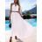 Women's long sleeveless summer dress (S / M ONE SIZE) ITALIAN FASHION IMD21551