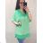 Tunic / blouse long sleeve women's oversized (3XL / 4XL ONE SIZE) ITALIAN FASHION IMWQ2191650