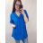 Tunic / blouse long sleeve women's oversized (3XL / 4XL ONE SIZE) ITALIAN FASHION IMWQ2191650 3xl / 4xl white