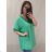 Tunic / blouse long sleeve women's oversized (3XL / 4XL ONE SIZE) ITALIAN FASHION IMWQ2191650 3xl / 4xl white