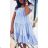 Carmen summer linen dress (S / M ONE SIZE) ITALIAN FASHION IMWG222173