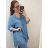 Šaty klasik dlouhý rukáv dámske (M/L ONE SIZE) TALIANSKÁ MÓDA IMB21300