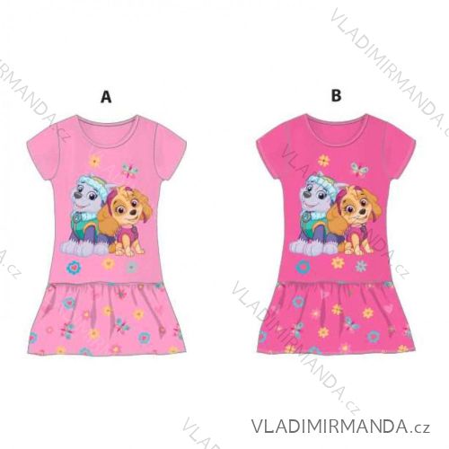 Šaty krátký rukáv paw patrol dětské dívčí (98-128) SETINO PAW-G-DRESS-21