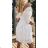 Summer cotton lace carmen women's dress (S / M ONE SIZE) ITALIAN FASHION IMWA222450