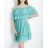 Carmen summer chiffon summer dress (S / M ONE SIZE) ITALIAN FASHION IMWA222561