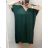 Šaty dlouhé maxi oversize krátký rukáv dámské viskoza nadrozměr (3XL/4XL/5XL ONE SIZE) ITALSKÁ MÓDA IMC22380/DUR středně modrá