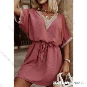 Women's Summer Short Sleeve Dress (S / M ONE SIZE) ITALIAN FASHION IMWB22017