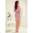 Summer dress womens (uni sl) MODA ITALY IMD20299 XS Old-pink