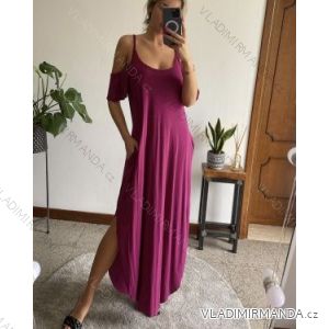 Šaty letní na ramínka dámské (S/M ONE SIZE) ITALSKÁ MÓDA IMPBB22B21841