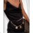 Summer short dress with straps for women (UNI S-M) ITALIAN FASHION IMM20307 black S/M