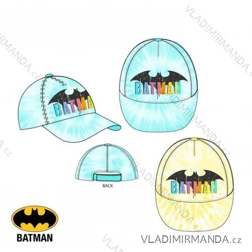 Kšiltovka/basetbalová čepice batman dětská chlapecká (52-54 cm) SETINO EV4045